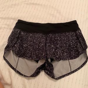 Womens lululemon speed up shorts